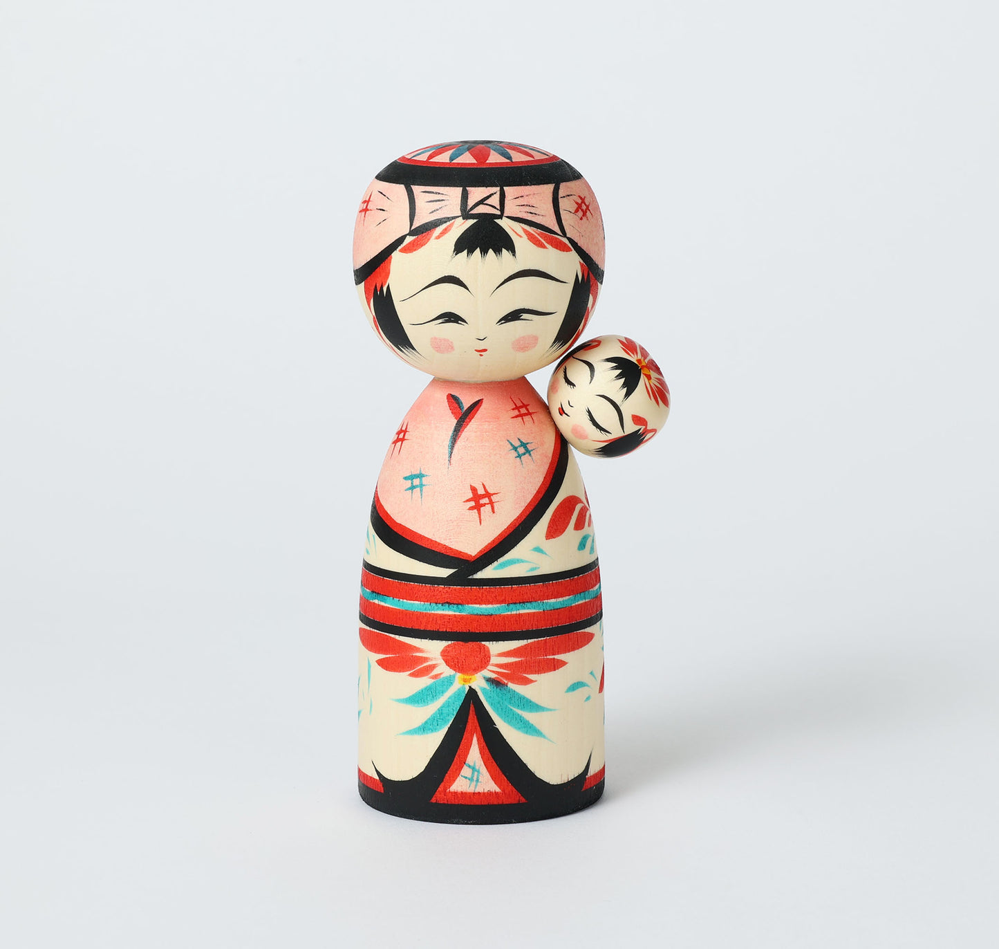 子守りこけし | 平賀輝幸工人 作並系 | 高さ 16.5cm