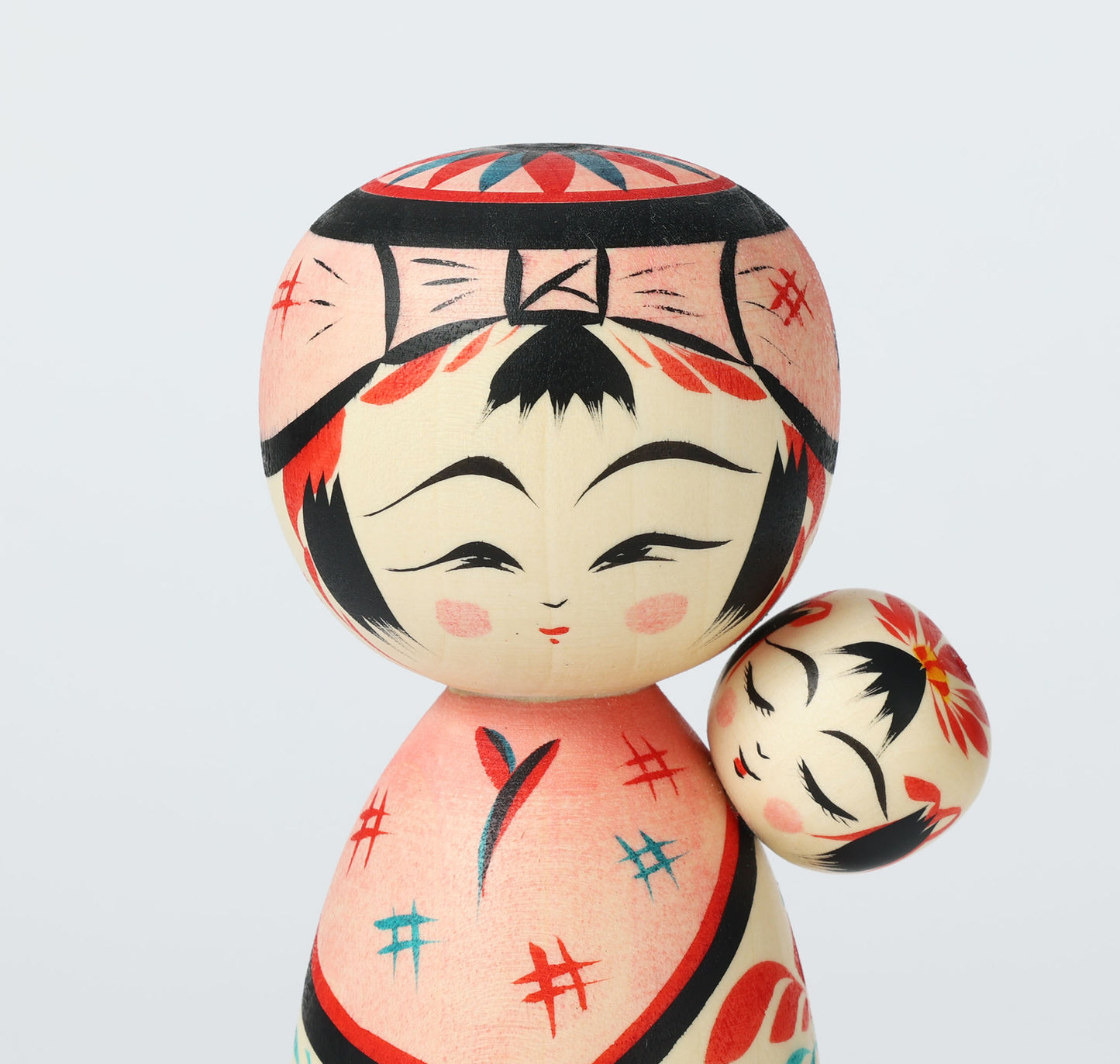 子守りこけし | 平賀輝幸工人 作並系 | 高さ 16.5cm