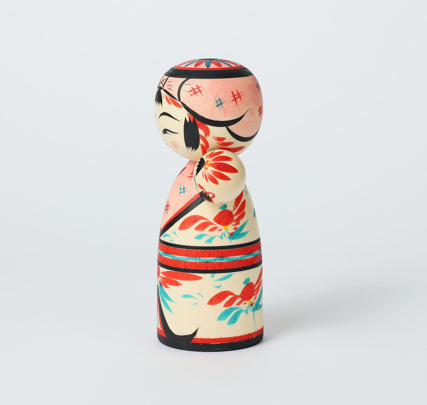 子守りこけし | 平賀輝幸工人 作並系 | 高さ 16.5cm