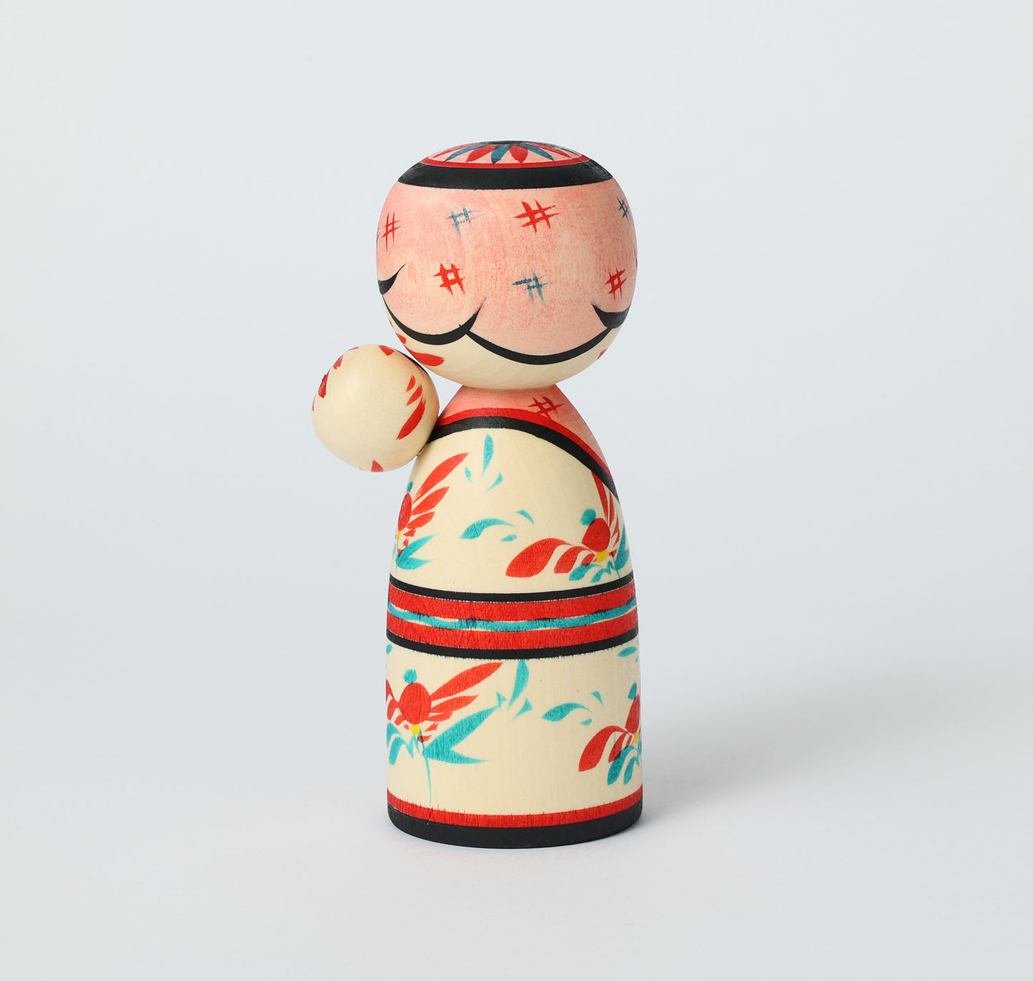子守りこけし | 平賀輝幸工人 作並系 | 高さ 16.5cm