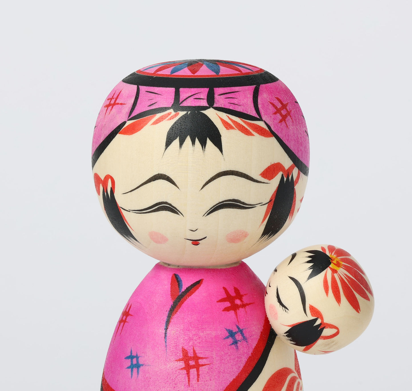 子守りこけし | 平賀輝幸工人 作並系 | 高さ 16.5cm