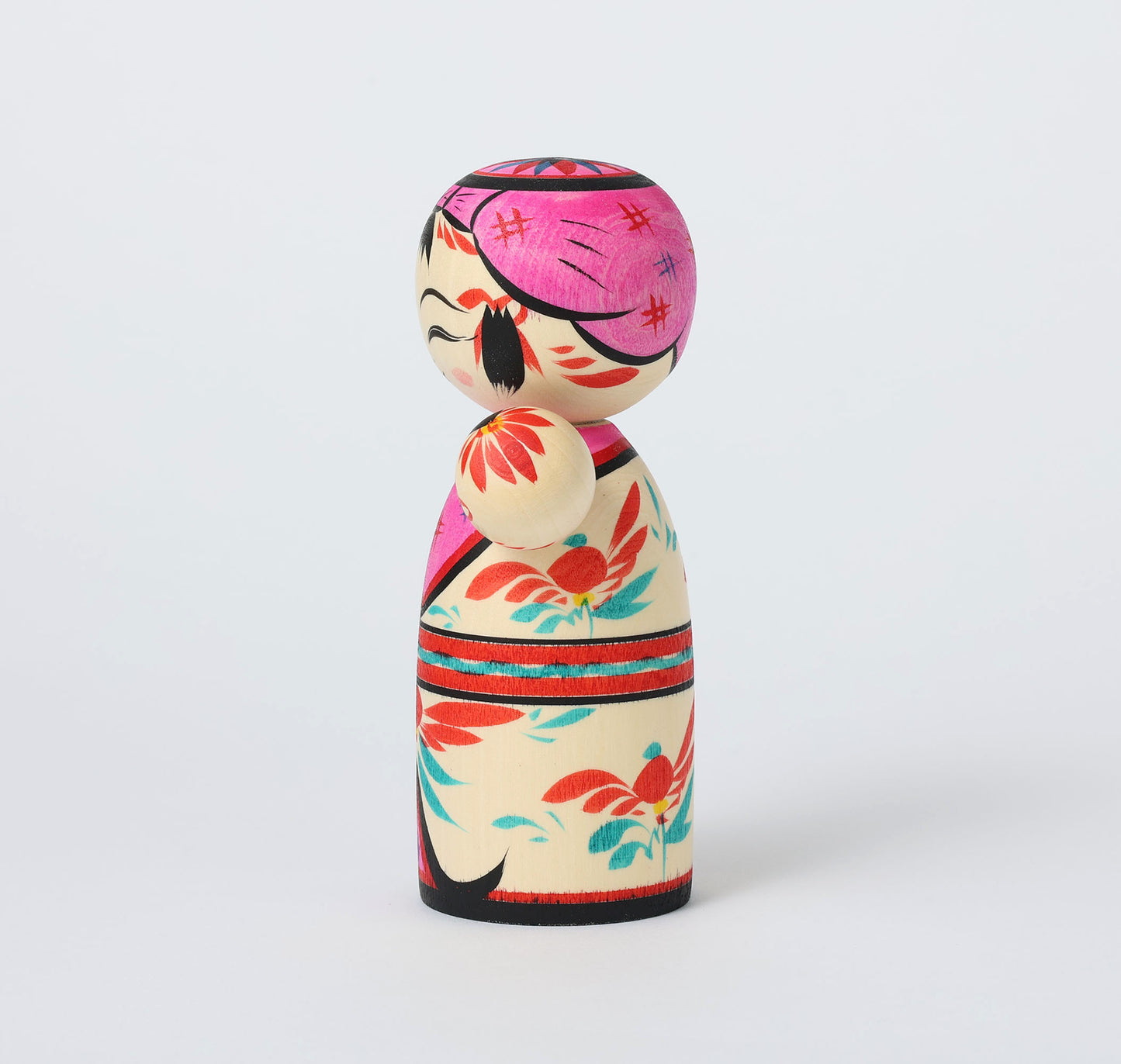 子守りこけし | 平賀輝幸工人 作並系 | 高さ 16.5cm