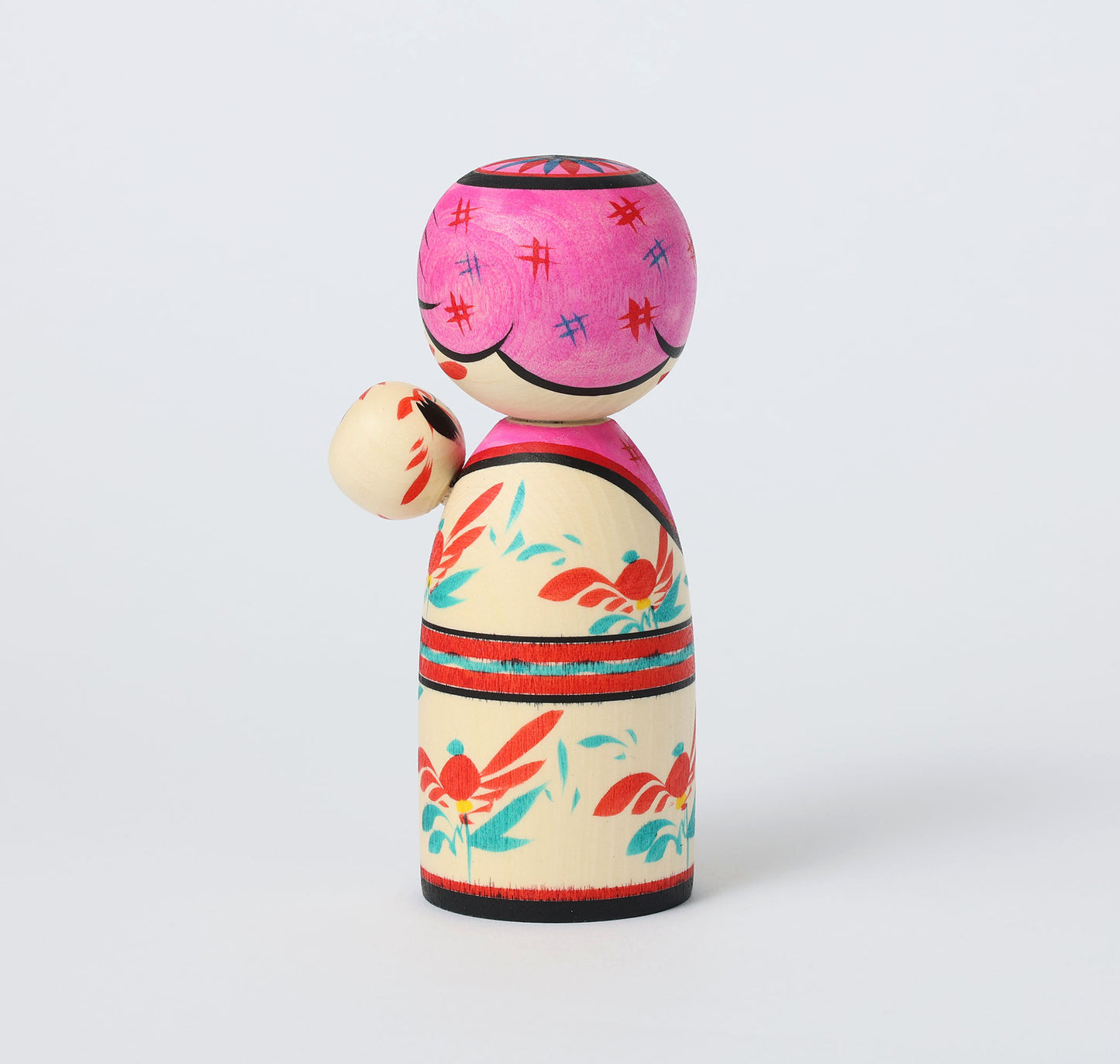 子守りこけし | 平賀輝幸工人 作並系 | 高さ 16.5cm