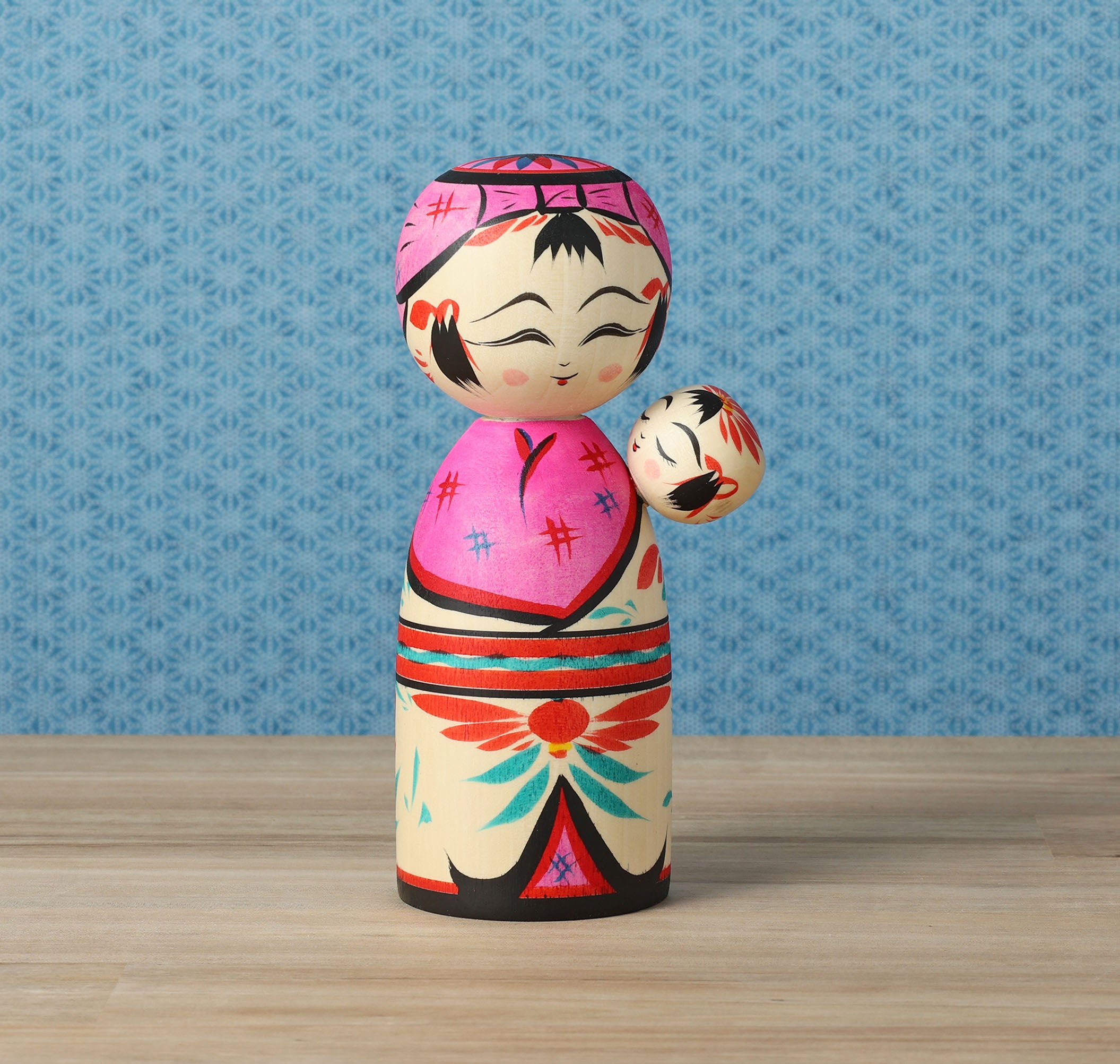 HIRAGA Teruyuki, Sakunami style kokeshi craftsman 作並系こけし平賀