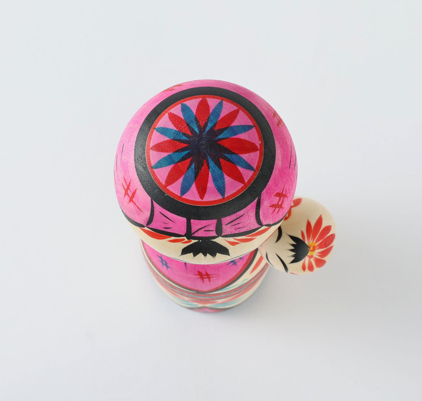 子守りこけし | 平賀輝幸工人 作並系 | 高さ 16.5cm