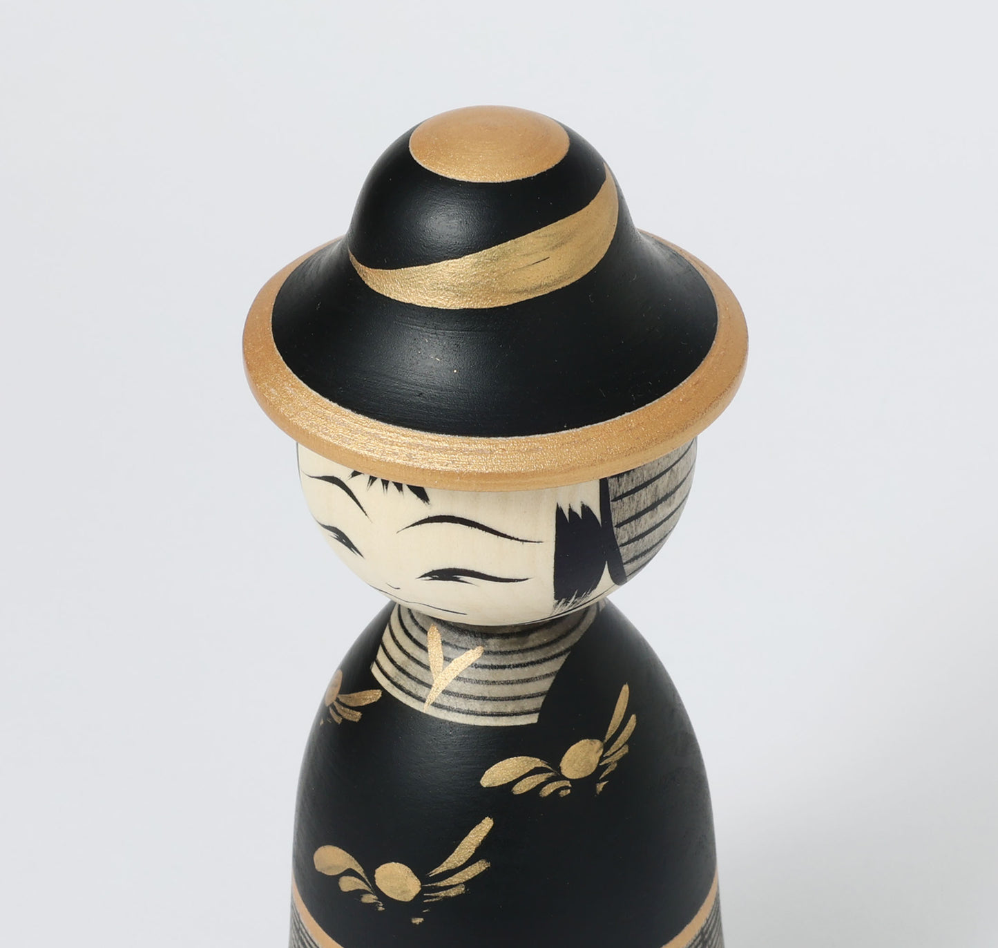 【武者こけし】Samurai kokeshi doll | Teruyuki HIRAGA | Sakunami style | 19.5cm in height // 作並系 平賀輝幸工人, 高さ19.5cm