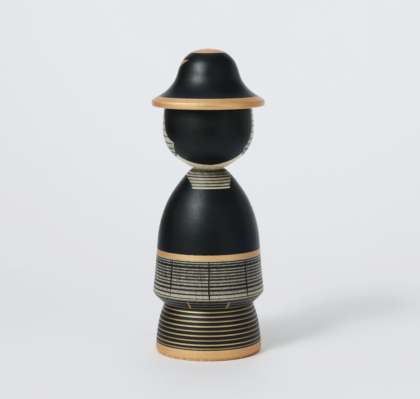 【武者こけし】Samurai kokeshi doll | Teruyuki HIRAGA | Sakunami style | 19.5cm in height // 作並系 平賀輝幸工人, 高さ19.5cm