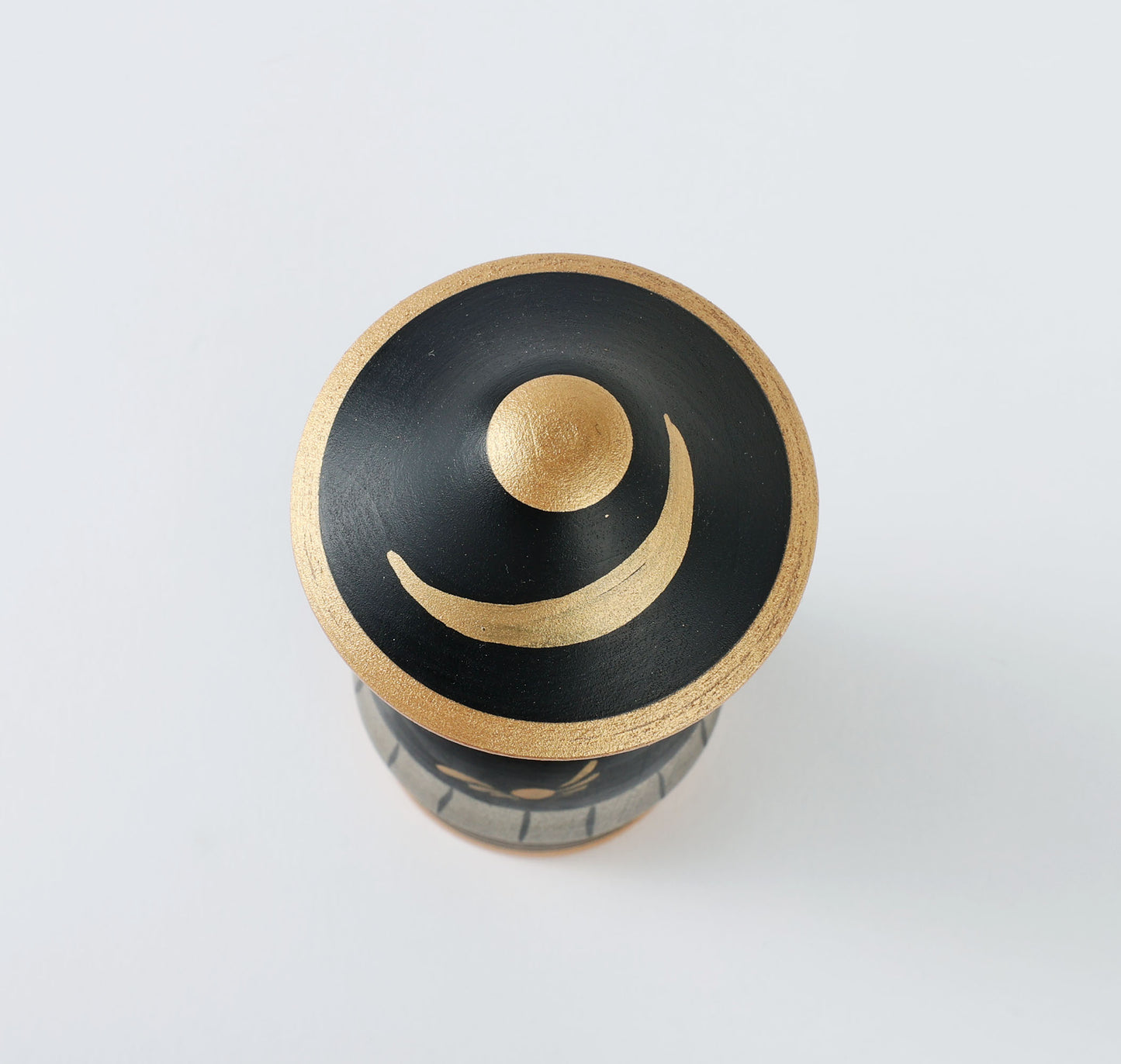 【武者こけし】Samurai kokeshi doll | Teruyuki HIRAGA | Sakunami style | 17cm in height // 作並系 平賀輝幸工人, 高さ17cm