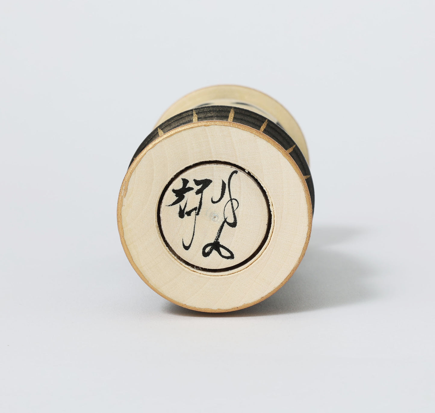 【武者こけし】Samurai kokeshi doll | Teruyuki HIRAGA | Sakunami style | 17cm in height // 作並系 平賀輝幸工人, 高さ17cm
