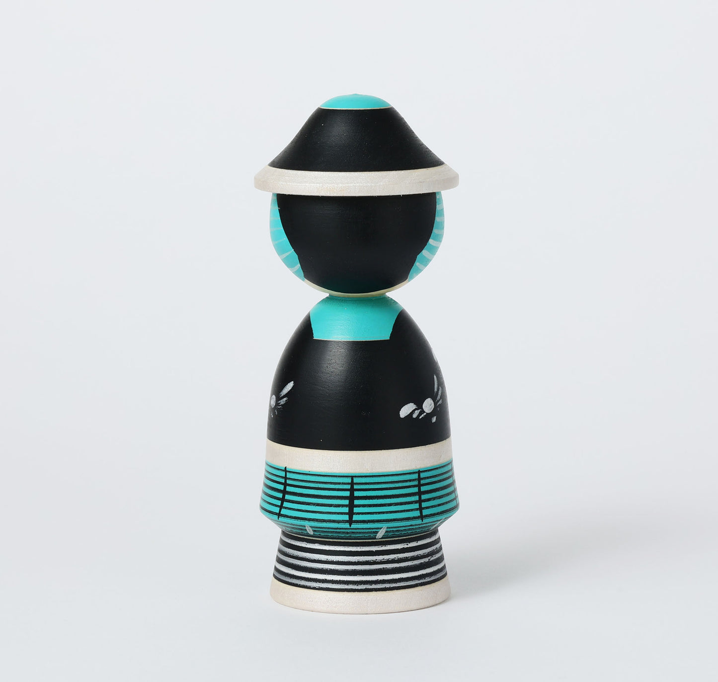 【武者こけし】Samurai kokeshi doll | Teruyuki HIRAGA | Sakunami style | 16.5cm in height // 作並系 平賀輝幸工人, 高さ16.5cm