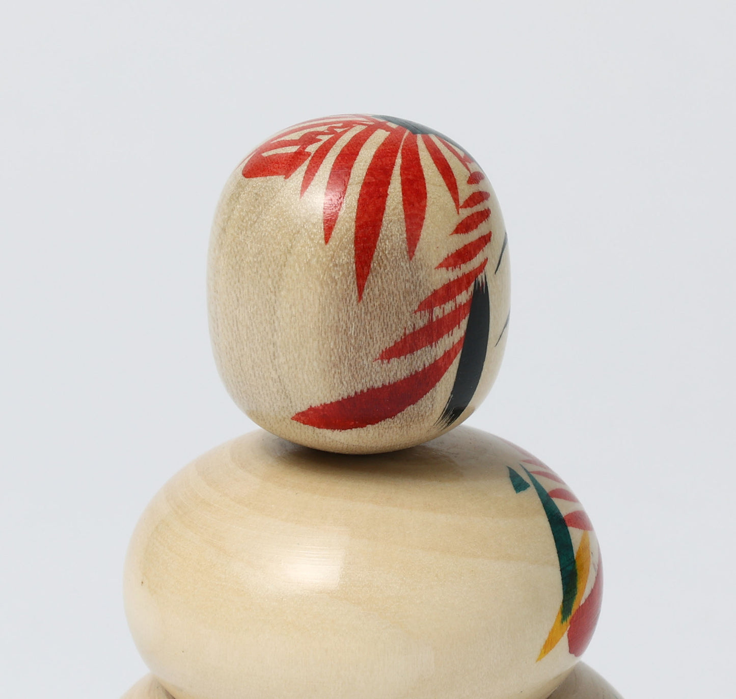 鏡餅こけし-10 | 早坂政弘工人 遠刈田系 | 高さ10cm