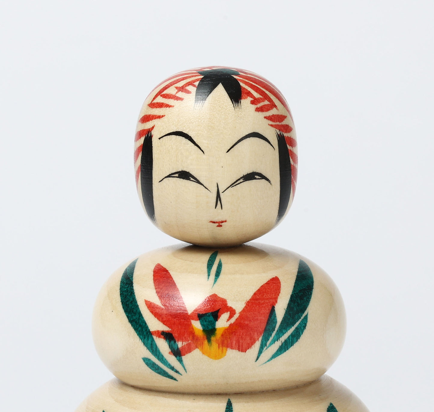 鏡餅こけし-04 | 早坂政弘工人 遠刈田系 | 高さ10cm