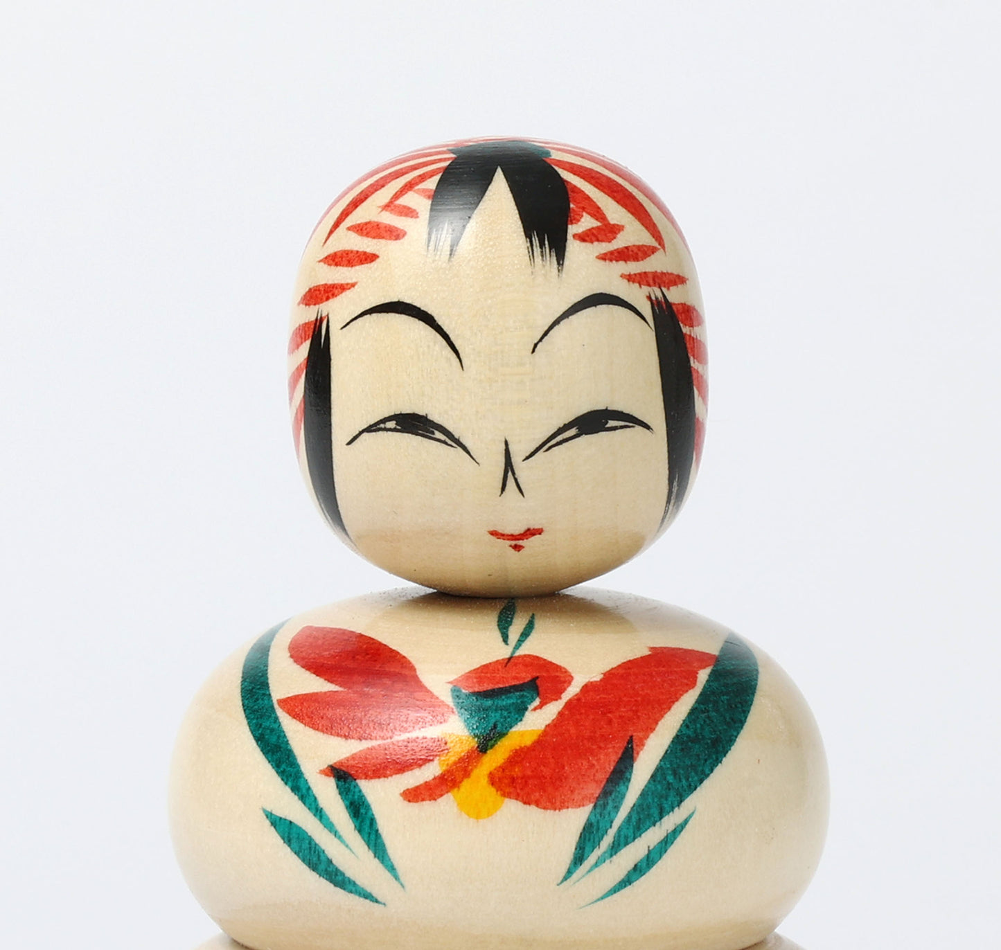 鏡餅こけし-07 | 早坂政弘工人 遠刈田系 | 高さ10cm