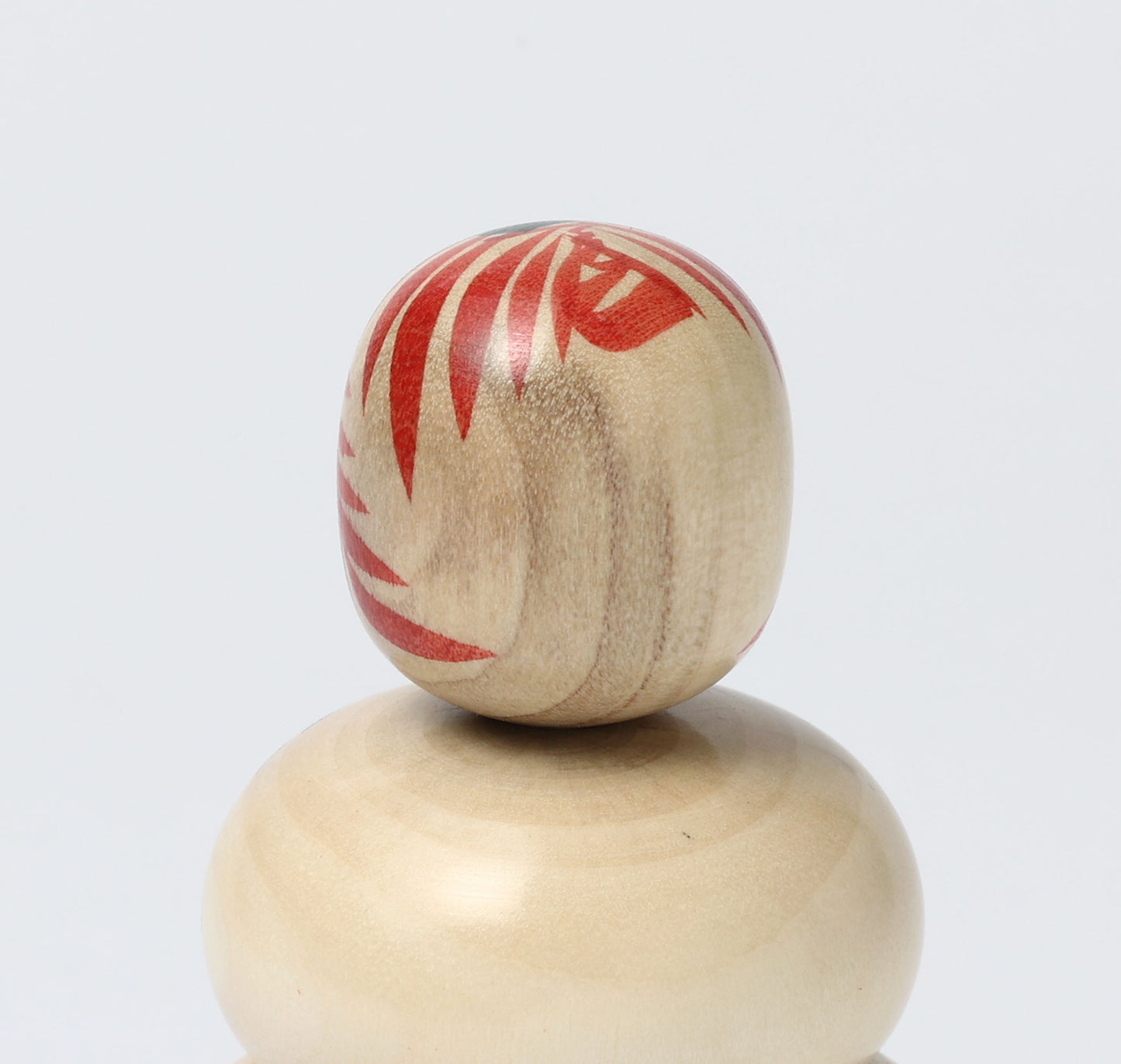 鏡餅こけし-09 | 早坂政弘工人 遠刈田系 | 高さ10cm