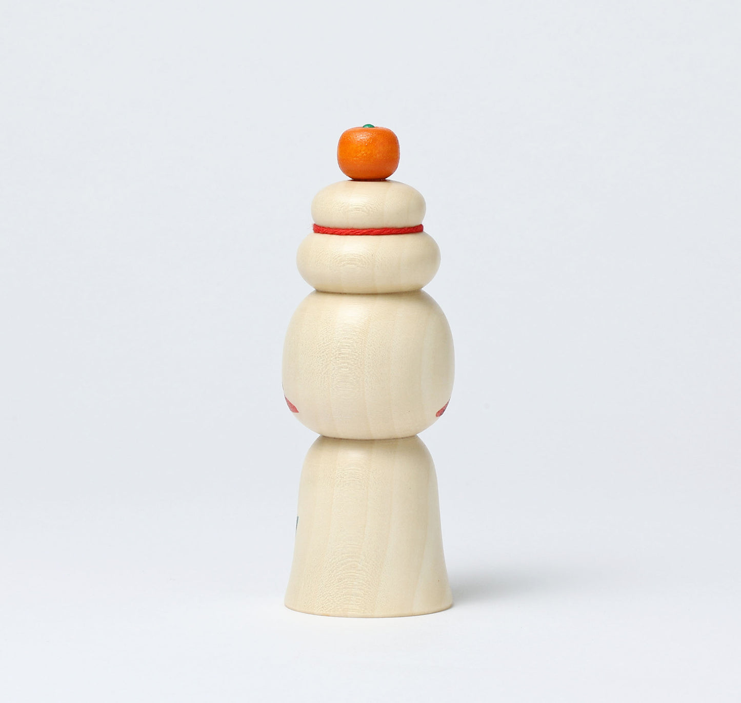 鏡餅こけし-10 | 早坂政弘工人 遠刈田系 | 高さ12cm