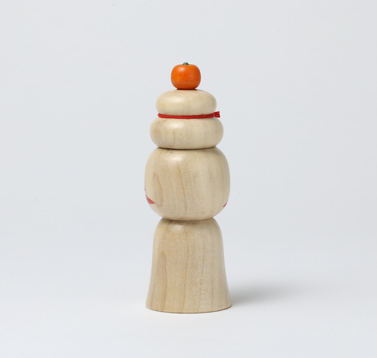 鏡餅こけし-02 | 早坂政弘工人 遠刈田系 | 高さ12cm