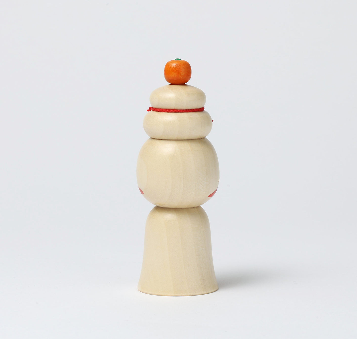 鏡餅こけし-03 | 早坂政弘工人 遠刈田系 | 高さ12cm