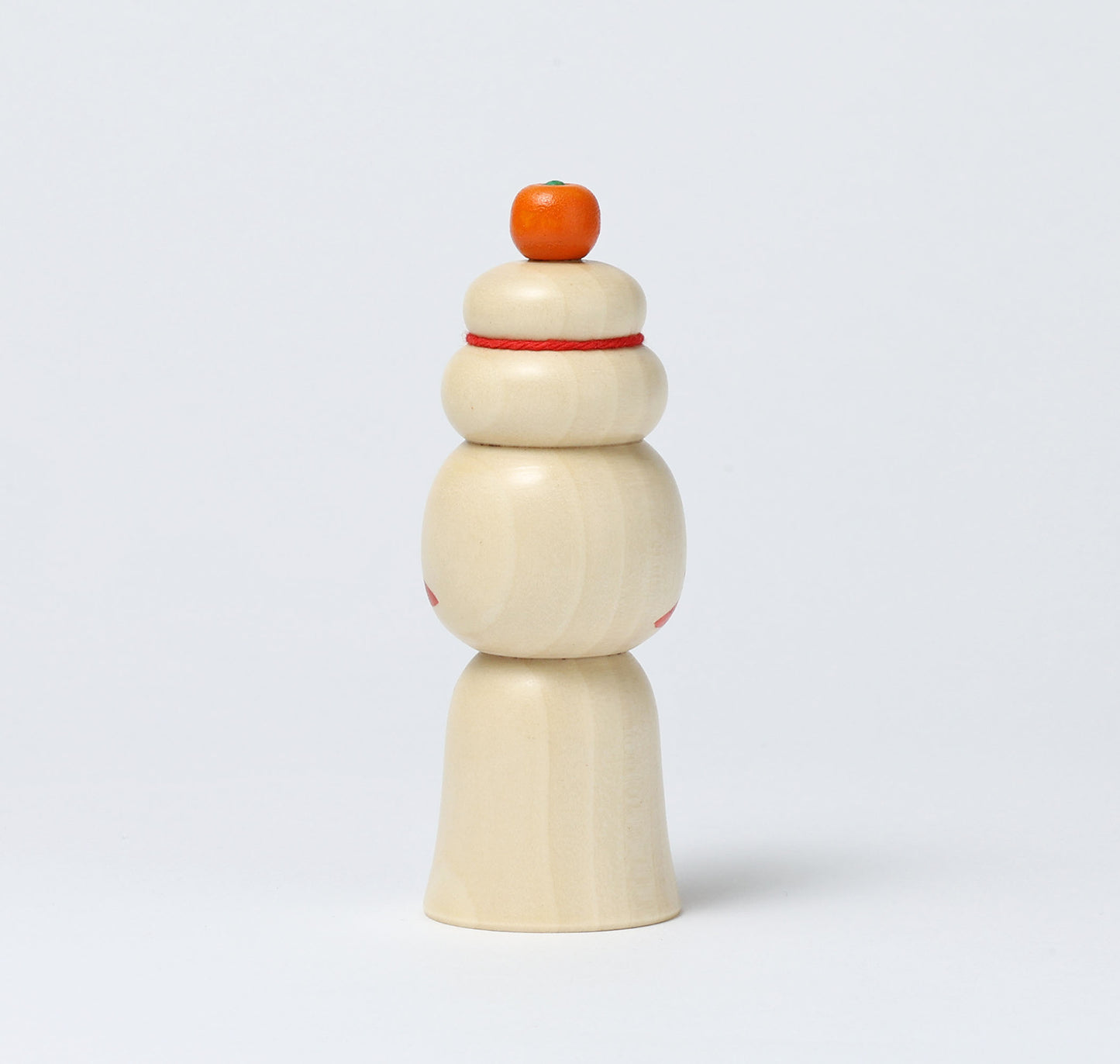 鏡餅こけし-04 | 早坂政弘工人 遠刈田系 | 高さ12cm