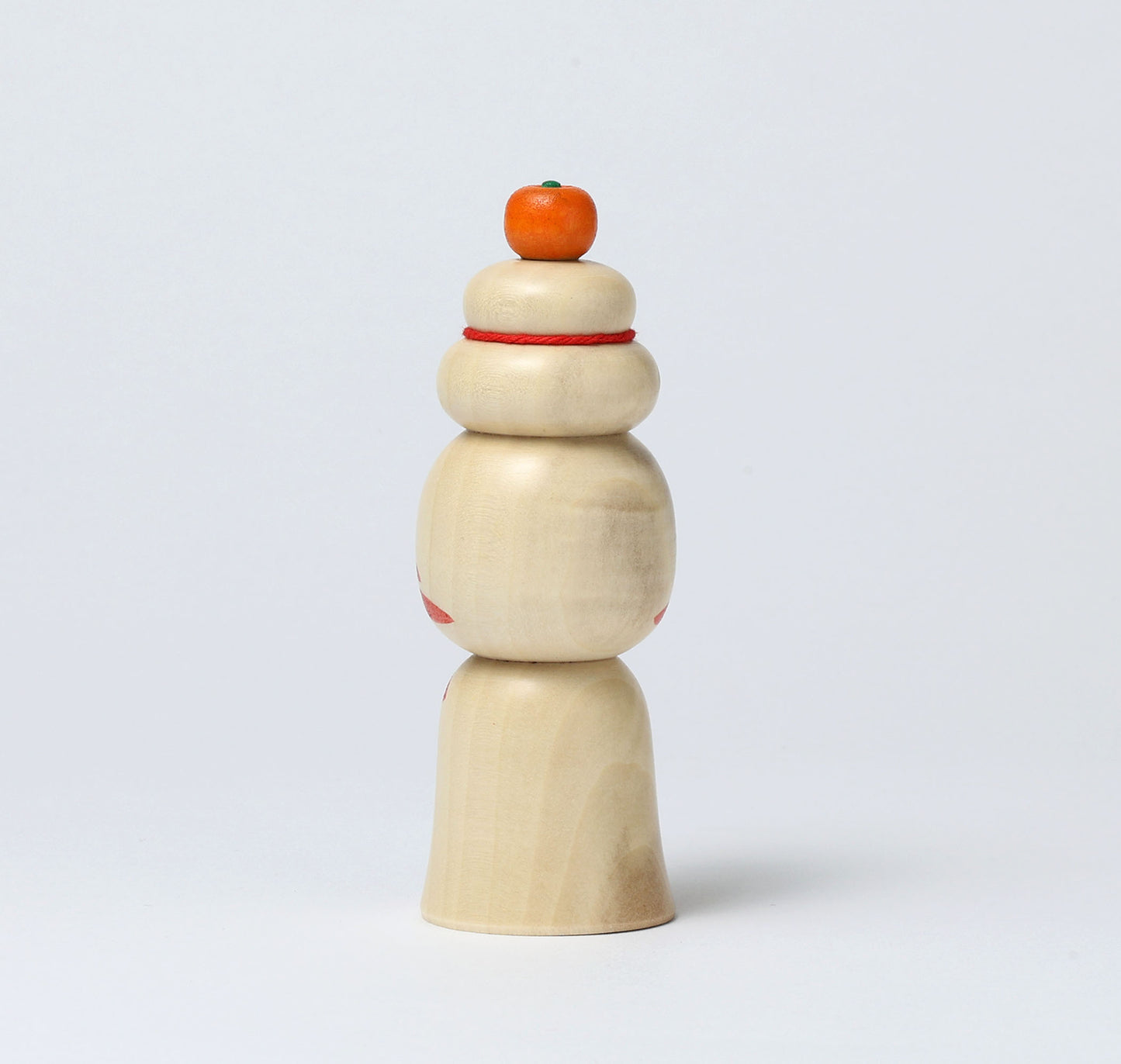 鏡餅こけし-05 | 早坂政弘工人 遠刈田系 | 高さ12cm