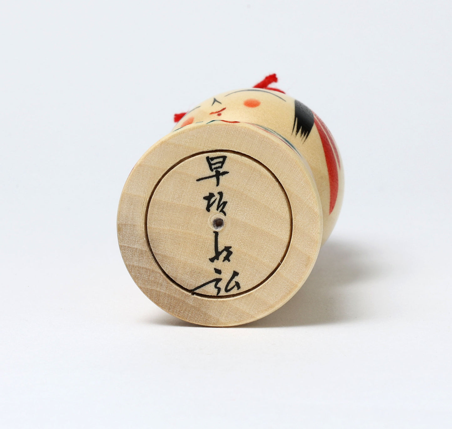 鏡餅こけし-05 | 早坂政弘工人 遠刈田系 | 高さ12cm