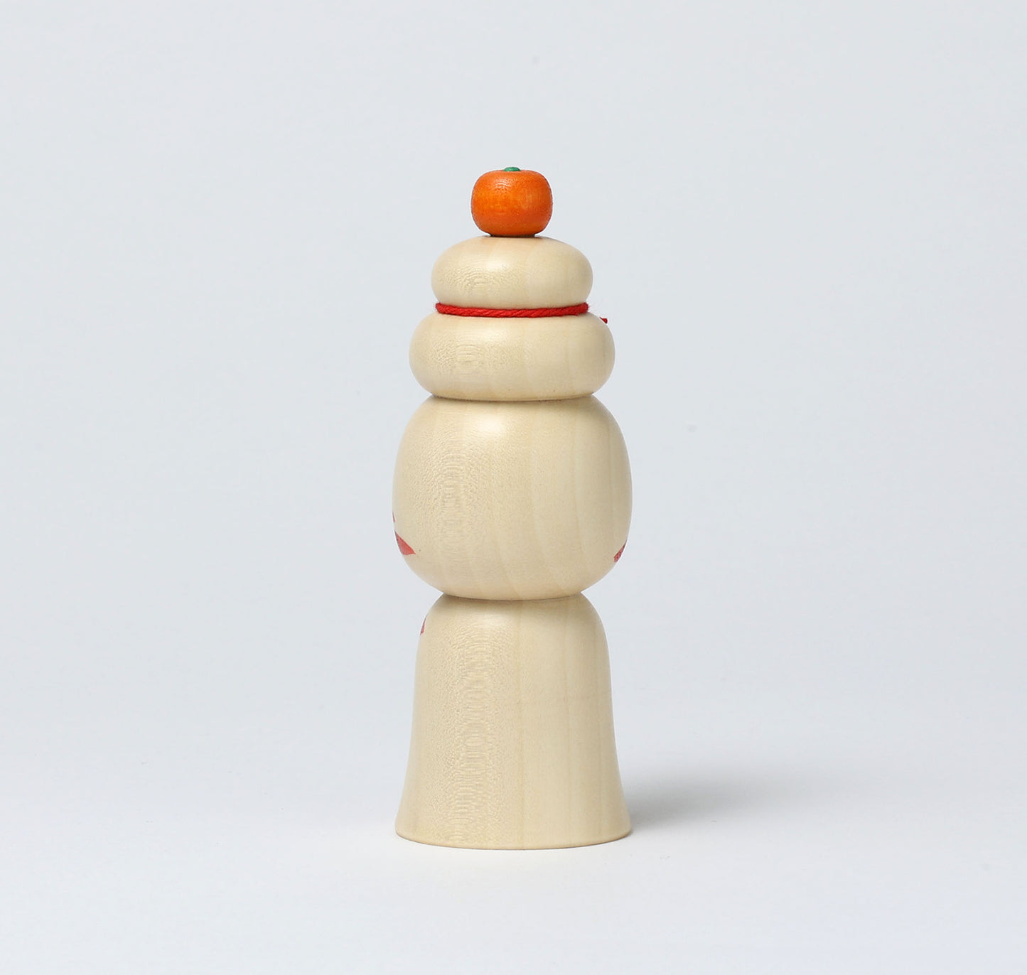 鏡餅こけし-06 | 早坂政弘工人 遠刈田系 | 高さ12cm