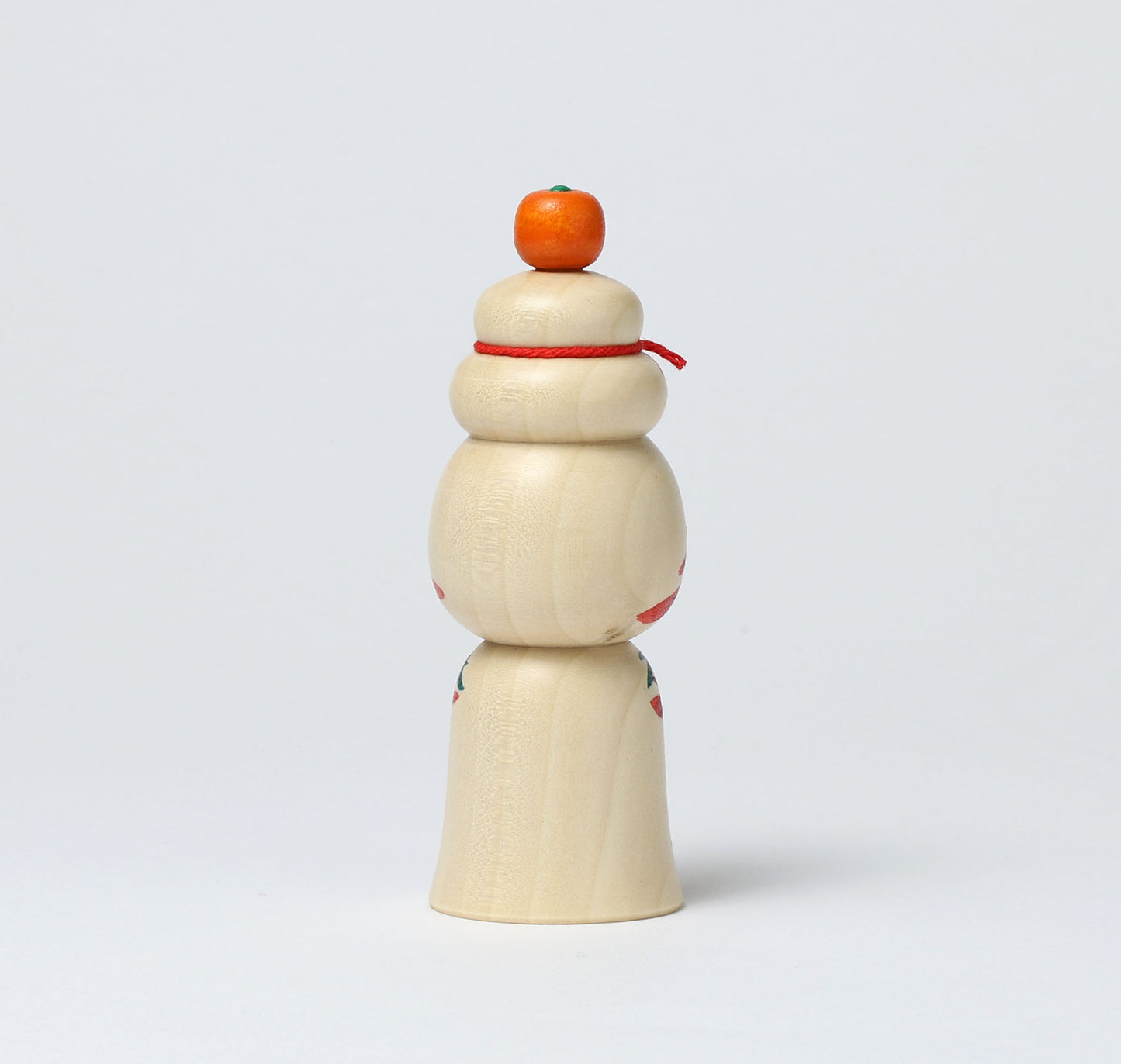 鏡餅こけし-08 | 早坂政弘工人 遠刈田系 | 高さ12cm