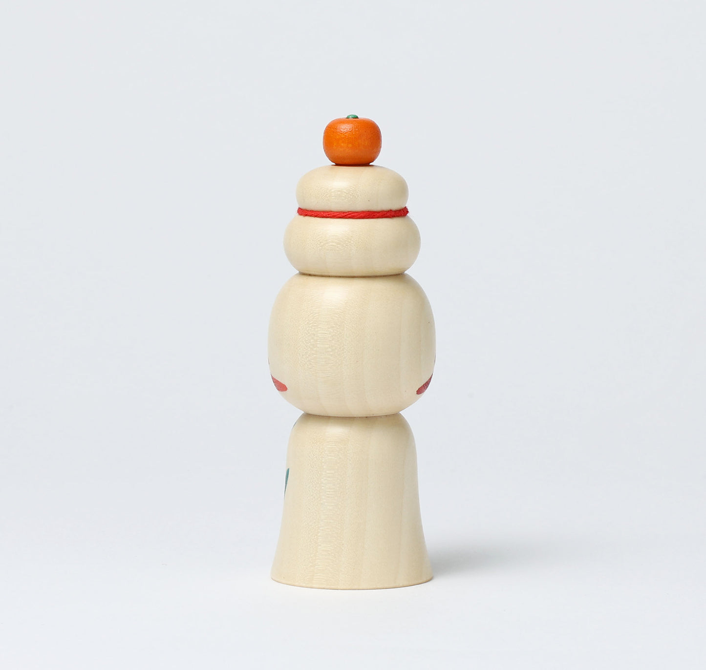 鏡餅こけし-09 | 早坂政弘工人 遠刈田系 | 高さ12cm