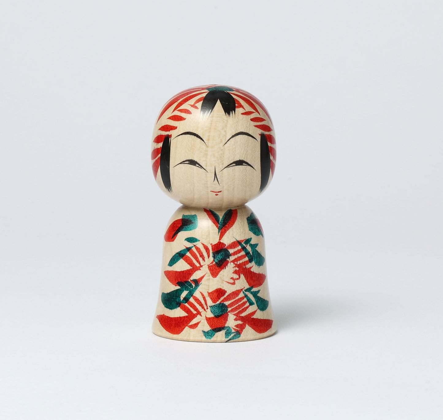 遠刈田系こけし | 早坂政弘工人 遠刈田系 | 高さ9.5cm