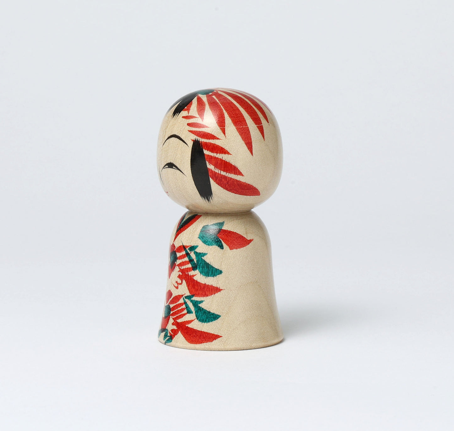 遠刈田系こけし | 早坂政弘工人 遠刈田系 | 高さ9.5cm