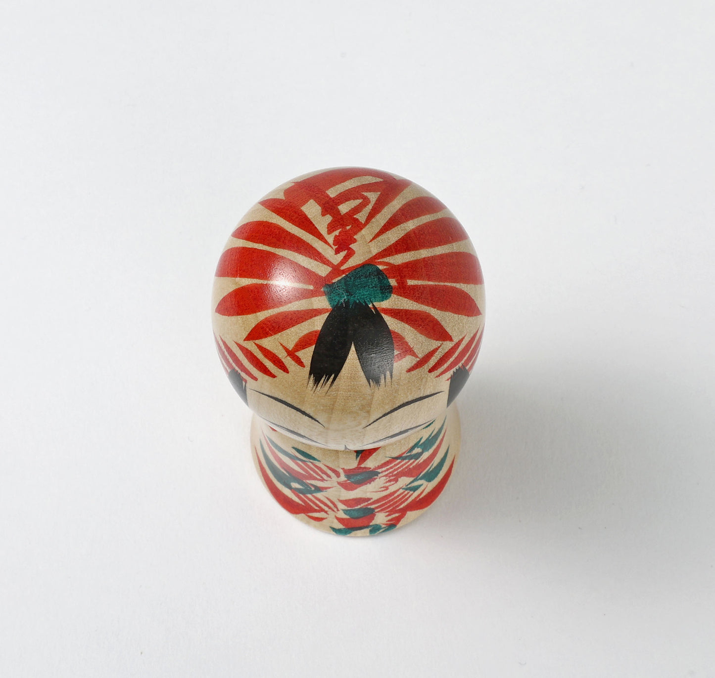 遠刈田系こけし | 早坂政弘工人 遠刈田系 | 高さ9.5cm