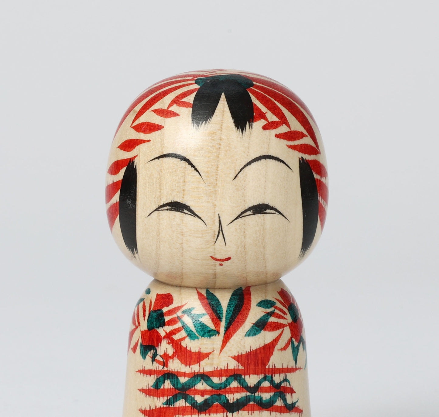 遠刈田系こけし | 早坂政弘工人 遠刈田系 | 高さ9.5cm