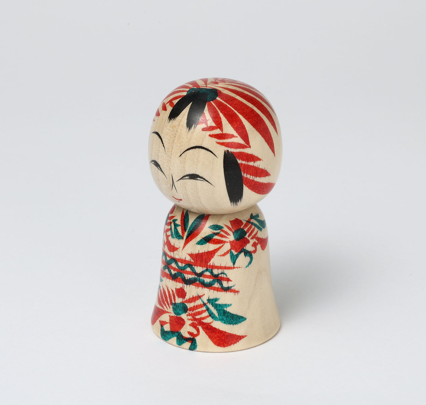 遠刈田系こけし | 早坂政弘工人 遠刈田系 | 高さ9.5cm