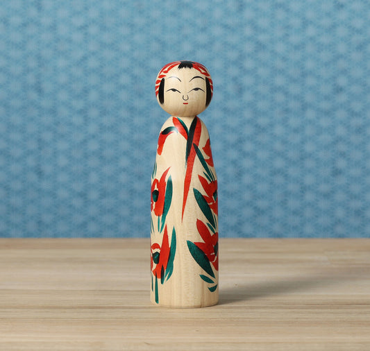 12-遠刈田系こけし |早坂 正博 |高さ13cm