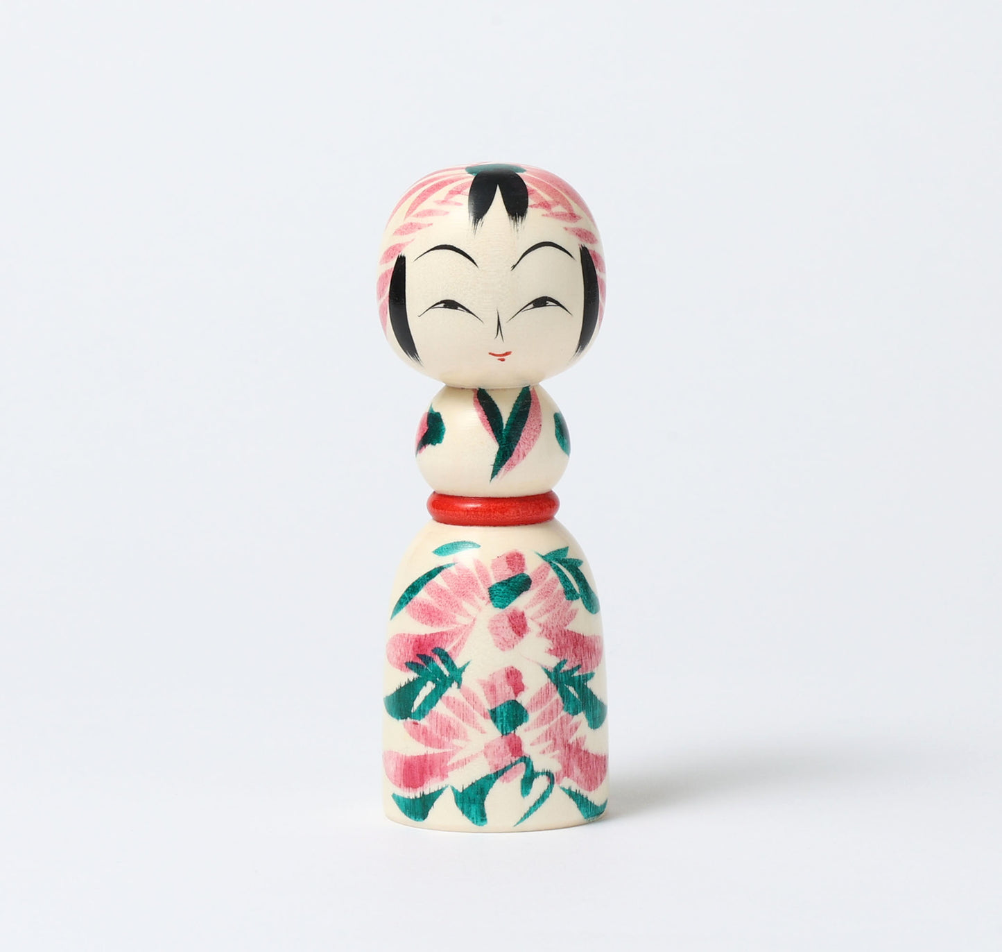 遠刈田系こけし | 早坂政弘工人 遠刈田系 |高さ12cm