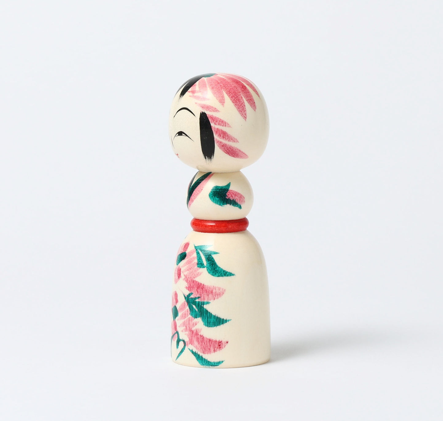 遠刈田系こけし | 早坂政弘工人 遠刈田系 |高さ12cm