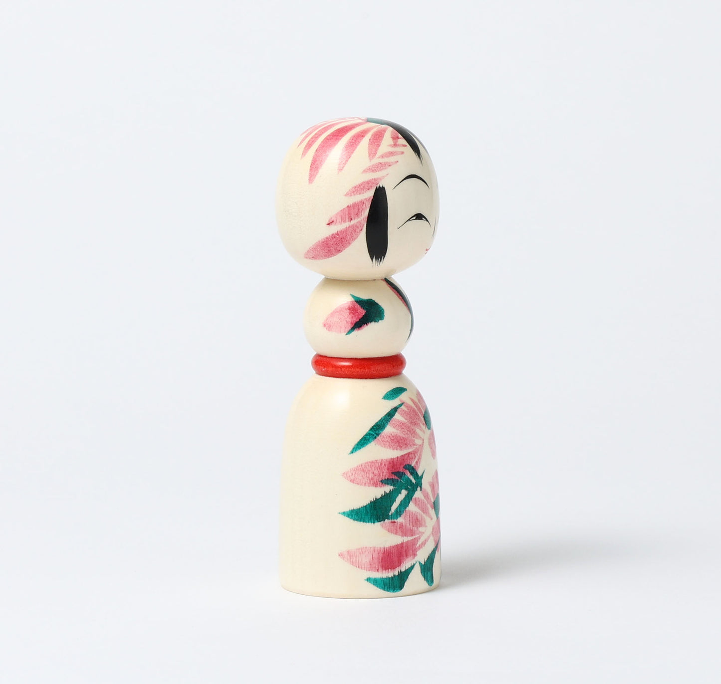 遠刈田系こけし | 早坂政弘工人 遠刈田系 |高さ12cm