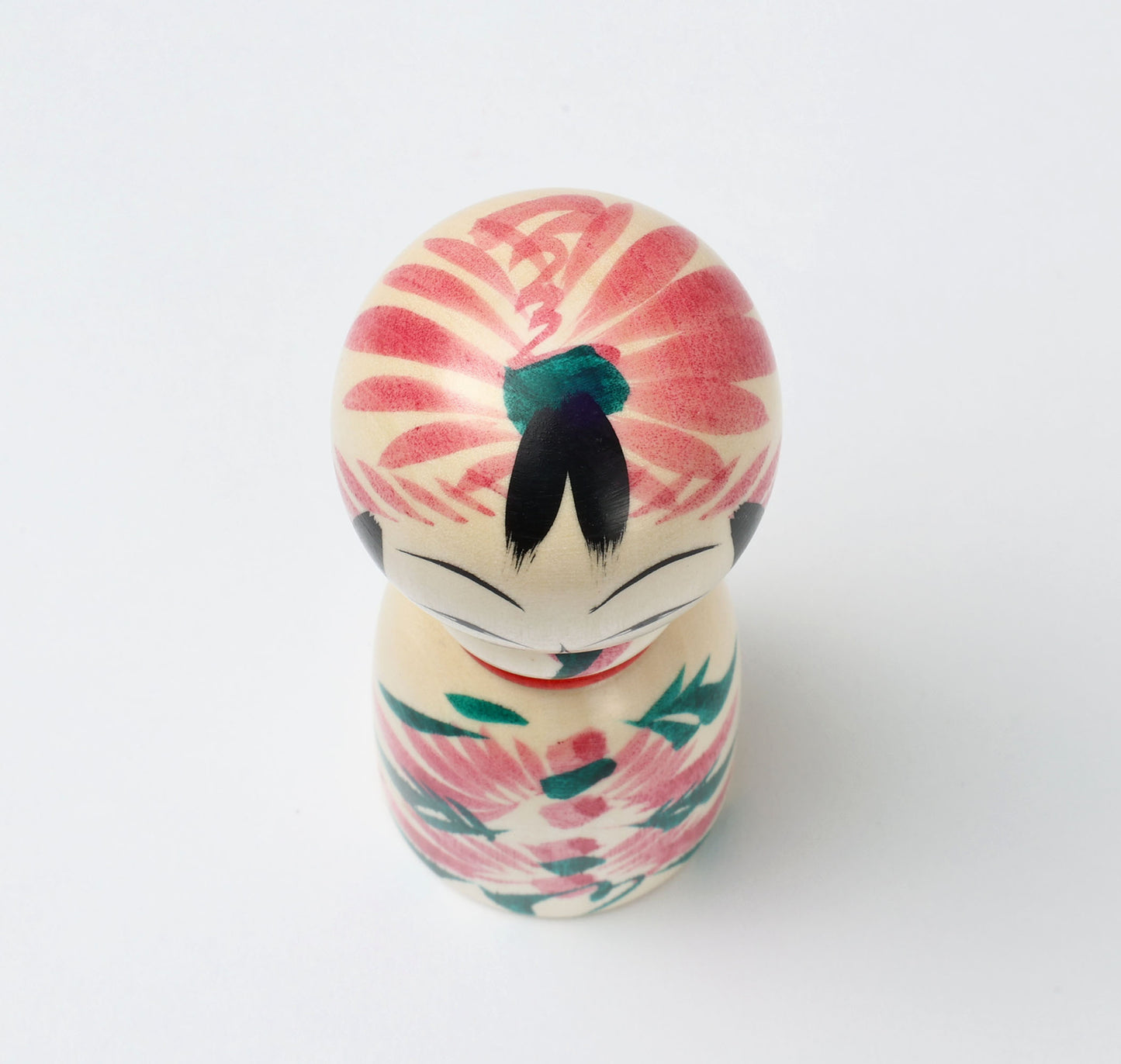 遠刈田系こけし | 早坂政弘工人 遠刈田系 |高さ12cm