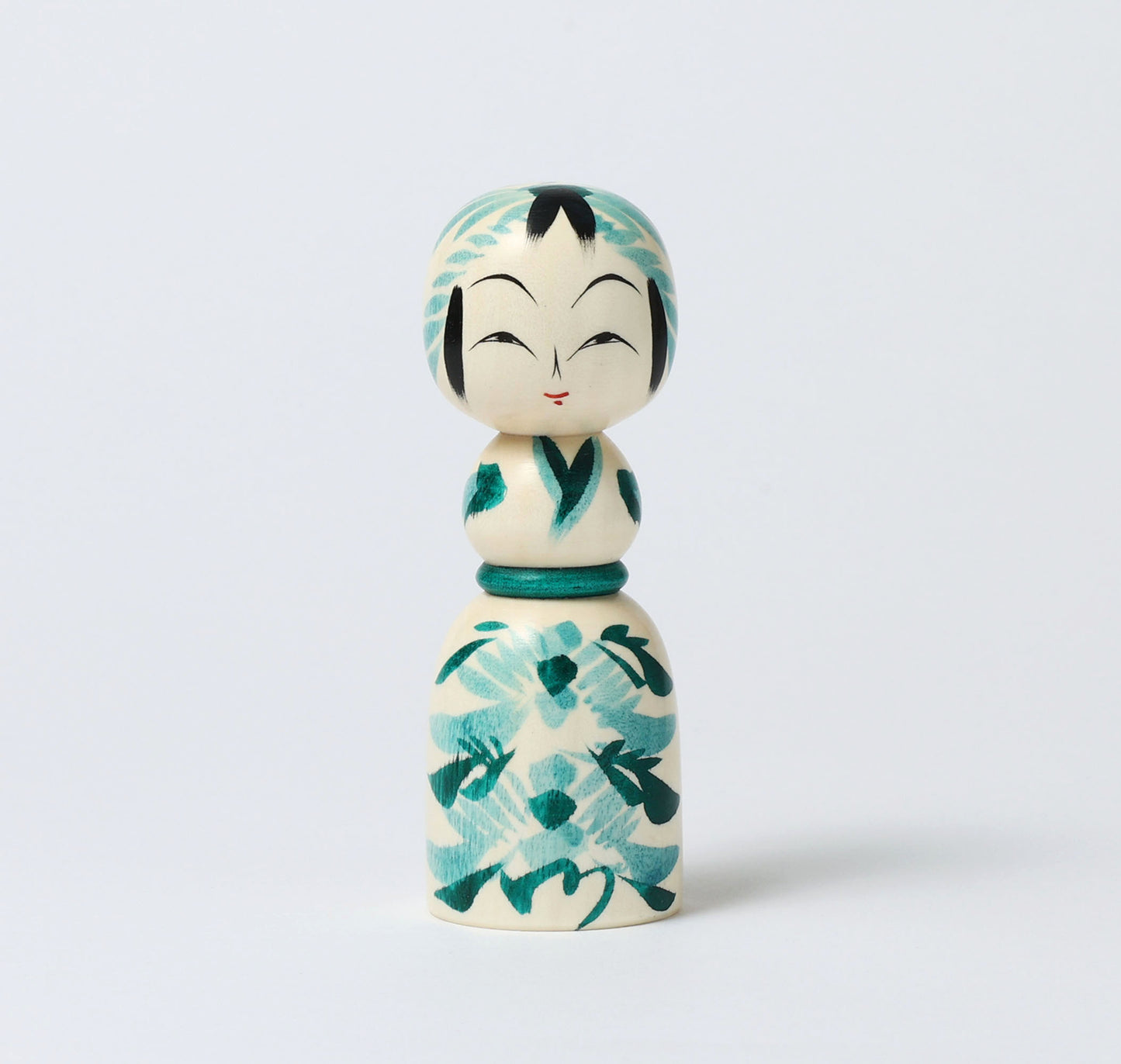 遠刈田系こけし | 早坂政弘工人 遠刈田系 |高さ12cm