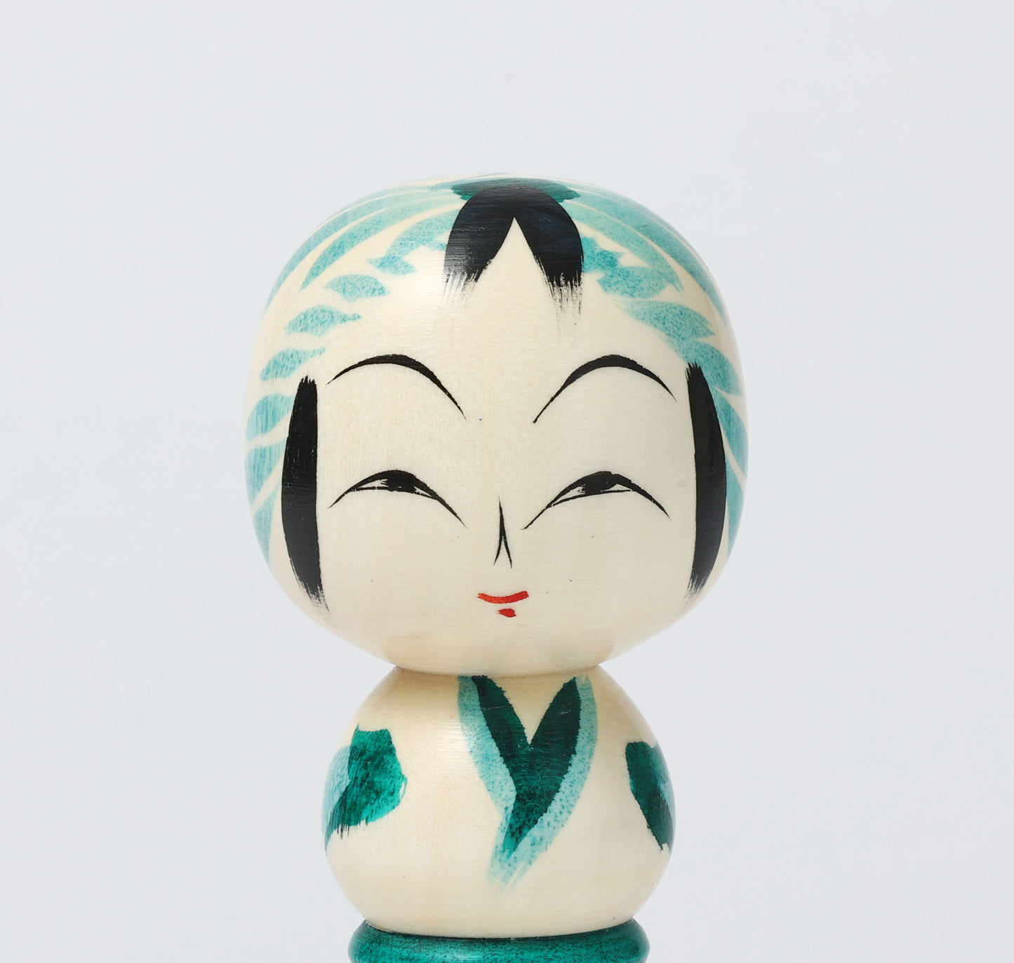 遠刈田系こけし | 早坂政弘工人 遠刈田系 |高さ12cm