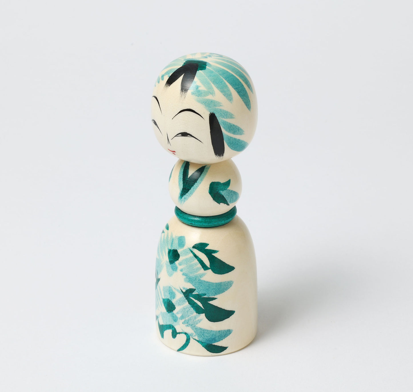 遠刈田系こけし | 早坂政弘工人 遠刈田系 |高さ12cm