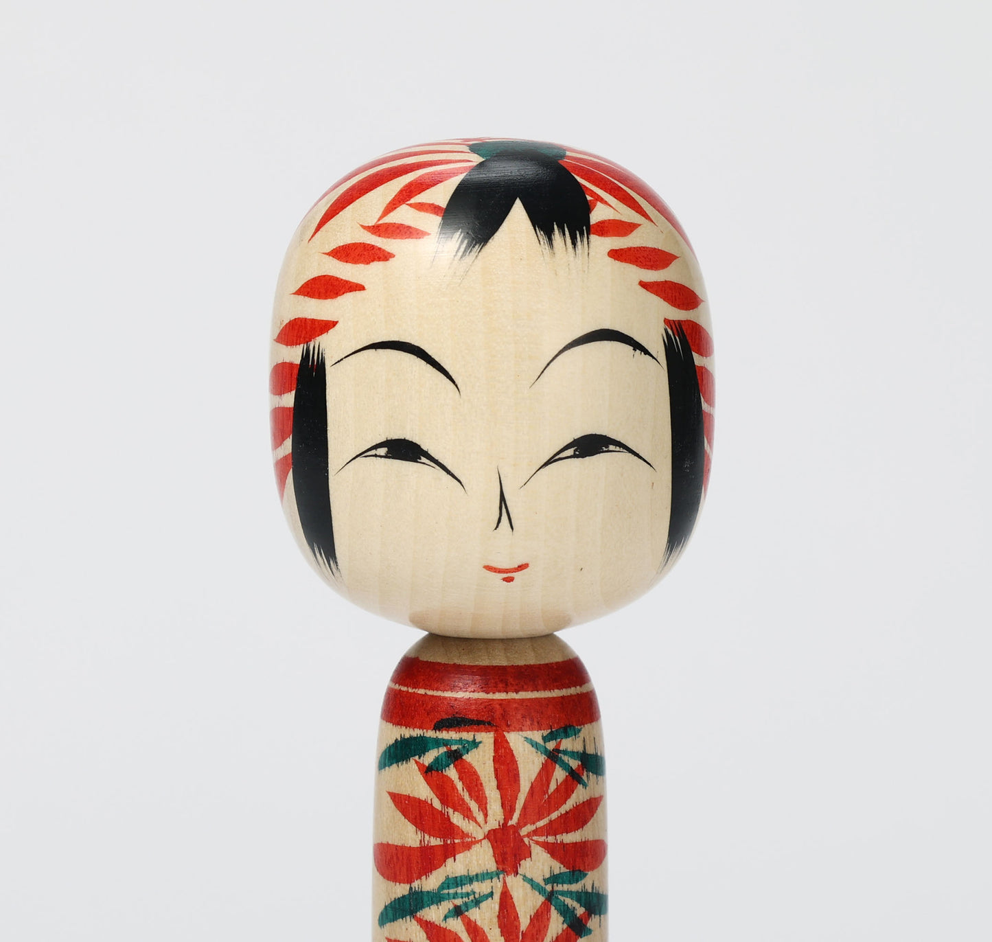 遠刈田系こけし | 早坂政弘工人 遠刈田系 | 高さ13cm