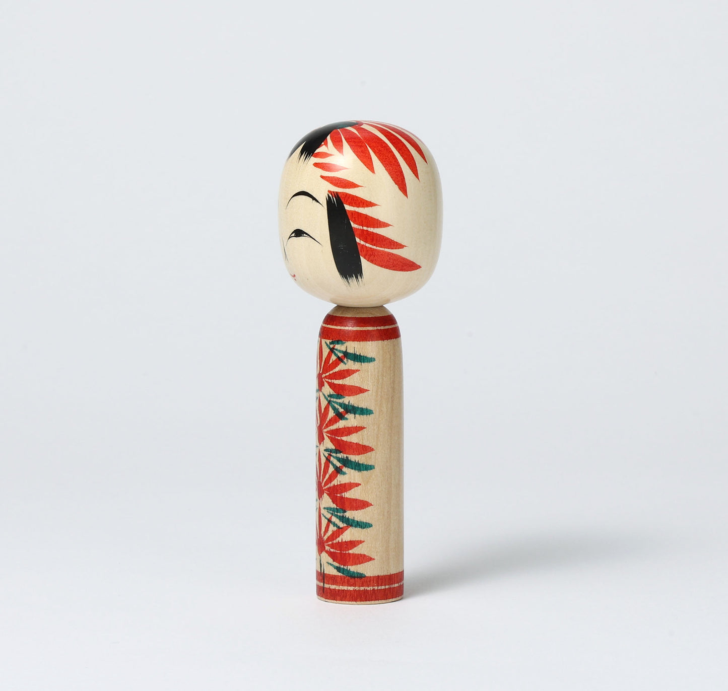 遠刈田系こけし | 早坂政弘工人 遠刈田系 | 高さ13cm