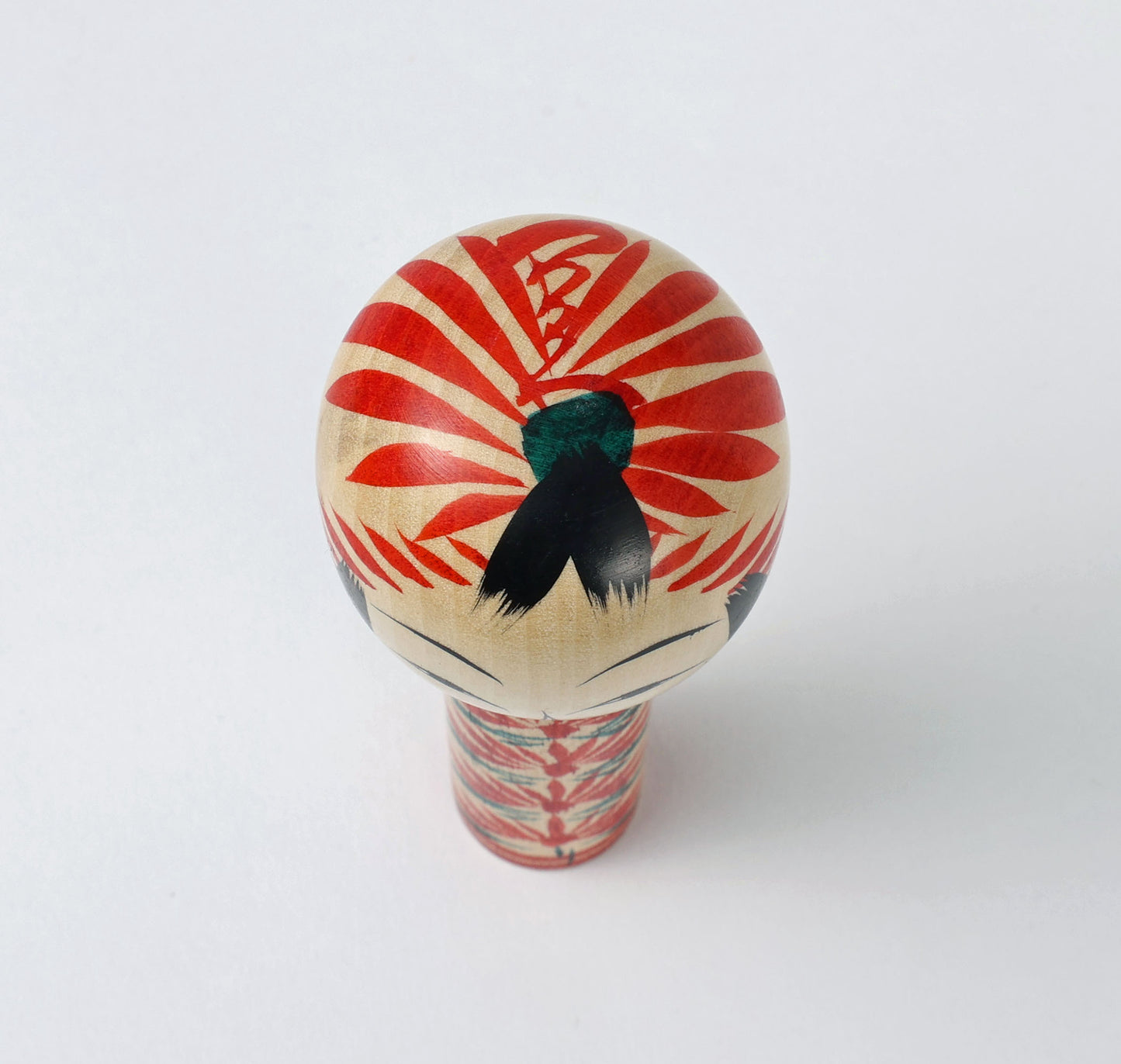 遠刈田系こけし | 早坂政弘工人 遠刈田系 | 高さ13cm