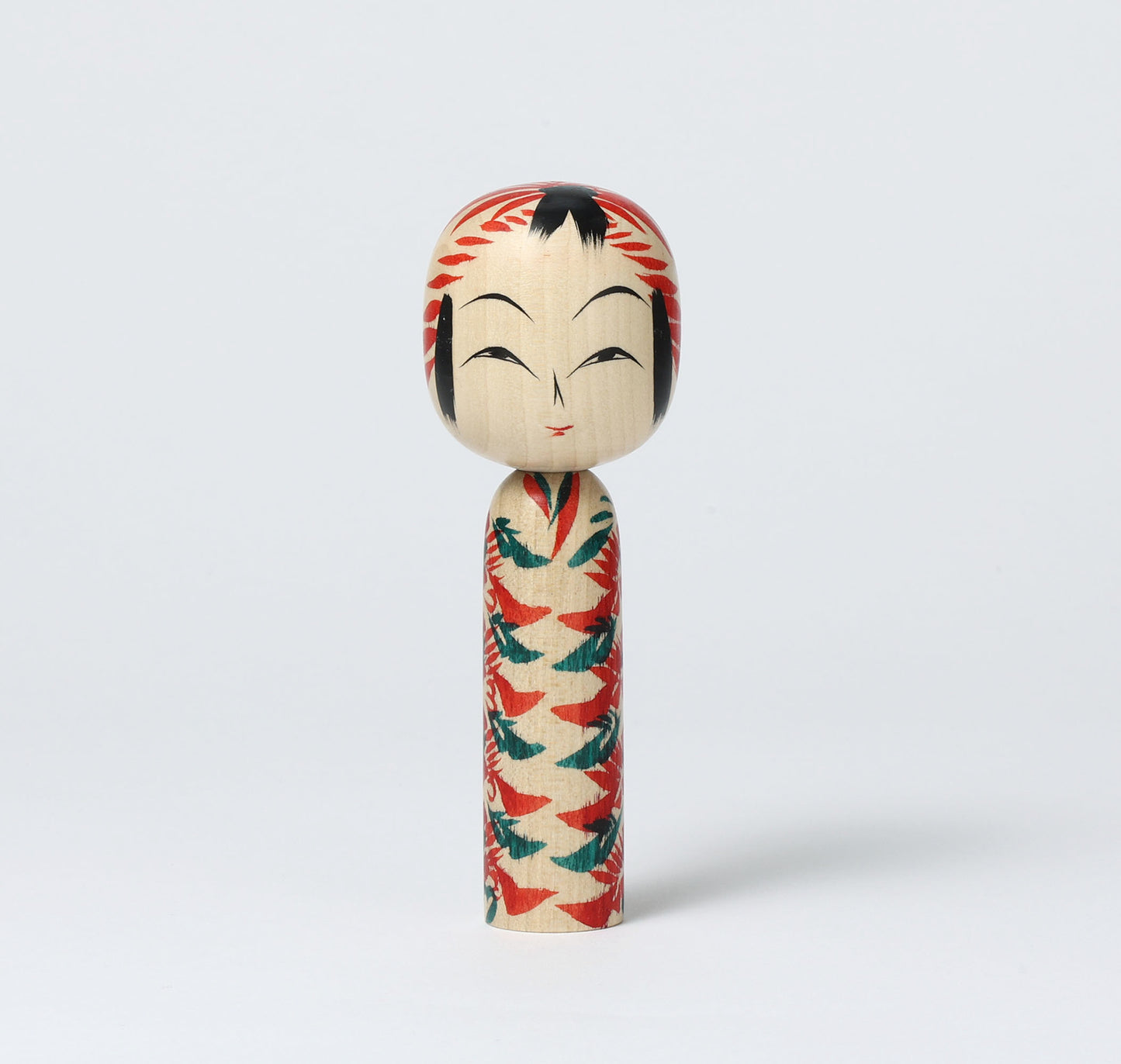 遠刈田系こけし | 早坂政弘工人 遠刈田系 | 高さ13cm