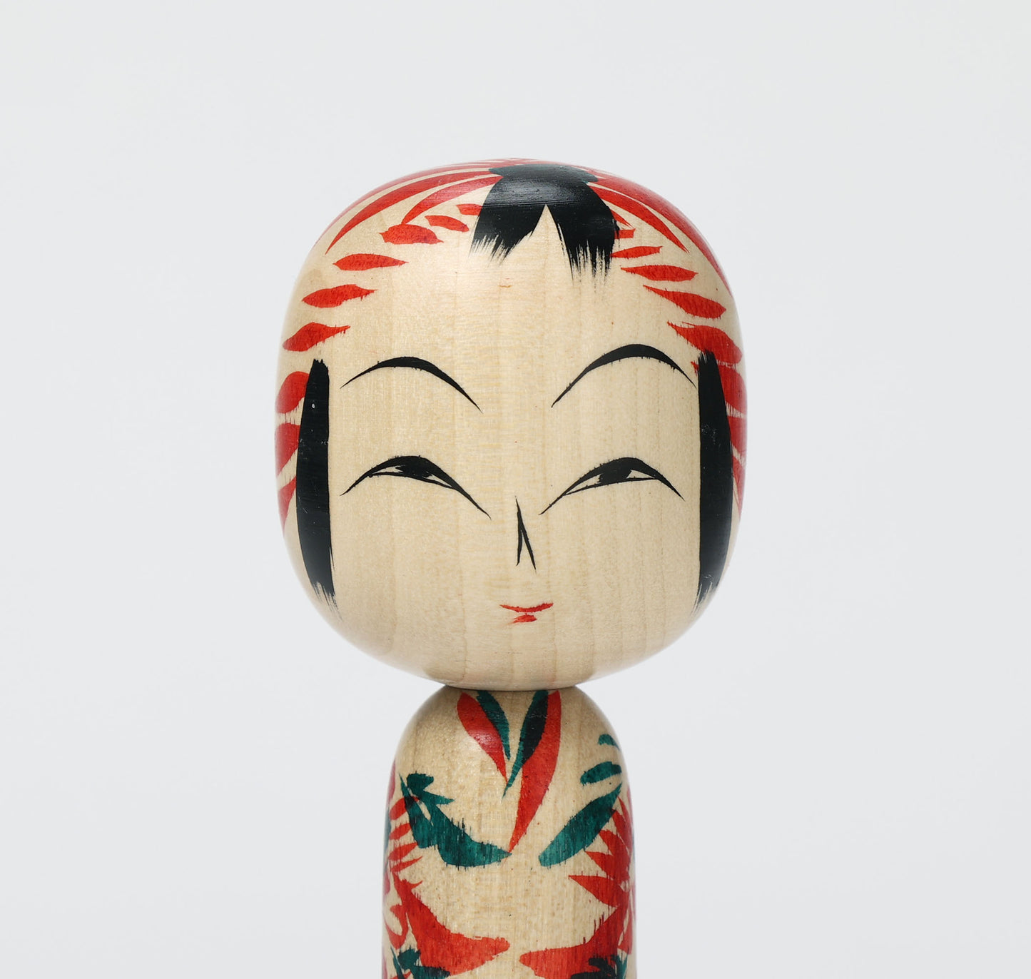 遠刈田系こけし | 早坂政弘工人 遠刈田系 | 高さ13cm