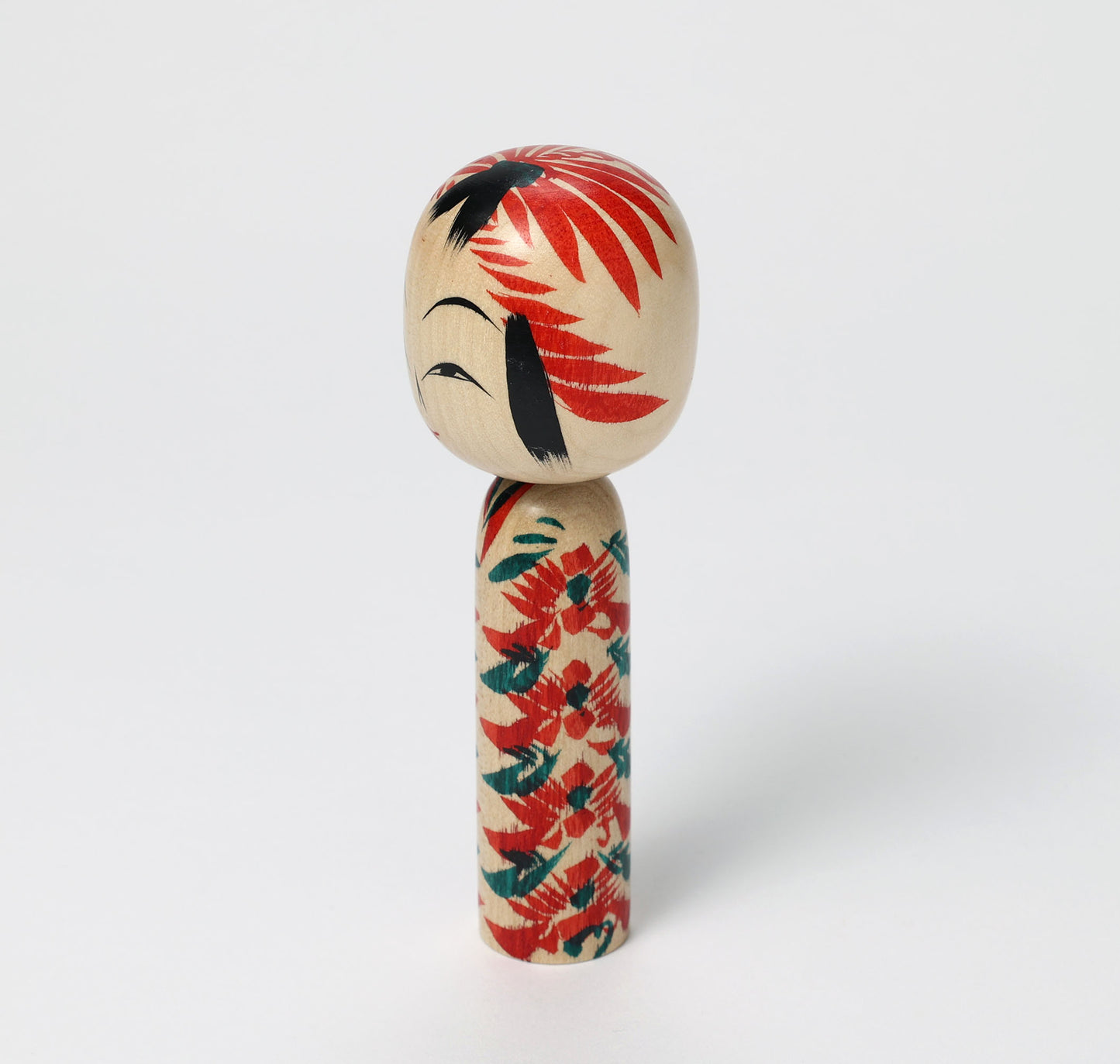 遠刈田系こけし | 早坂政弘工人 遠刈田系 | 高さ13cm