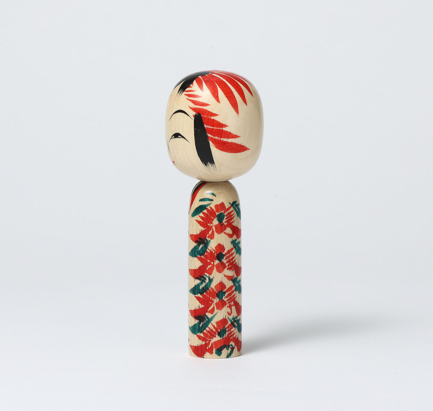 遠刈田系こけし | 早坂政弘工人 遠刈田系 | 高さ13cm