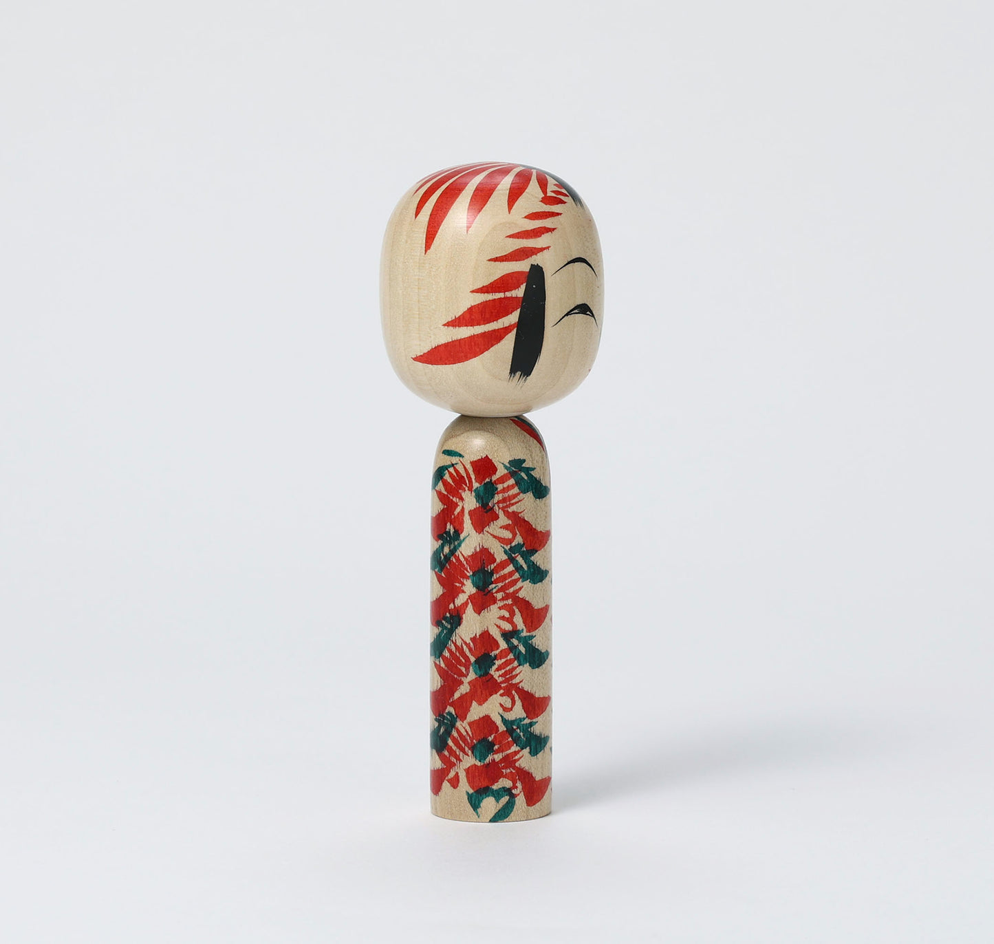 遠刈田系こけし | 早坂政弘工人 遠刈田系 | 高さ13cm