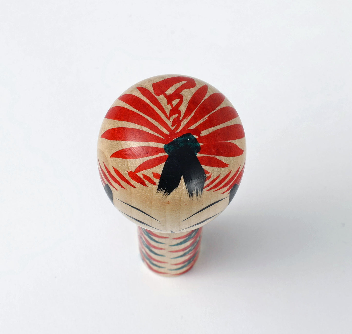 遠刈田系こけし | 早坂政弘工人 遠刈田系 | 高さ13cm