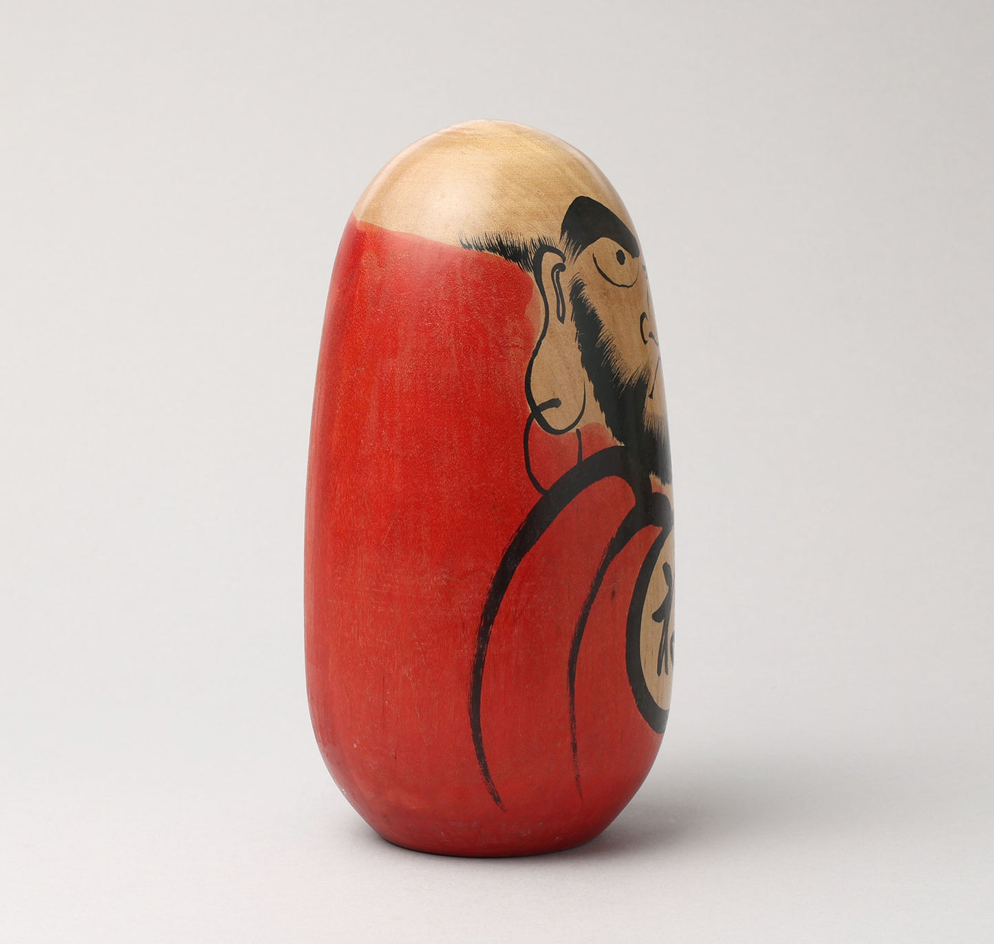 Vintage daruma doll, by KOMINAMI Saburo (1929-2023) | だるまこけし 小南三郎 | Kijiyama style 木地山系